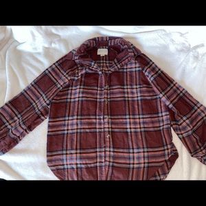 American Eagle plaid flannel